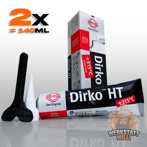 Dirko dichtmasse schwarz - 2x, ht